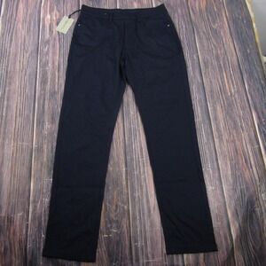 Collars & Co. Pants Mens 30x30 Navy 5 Pocket Stretch Chino Nylon Rayon Spandex